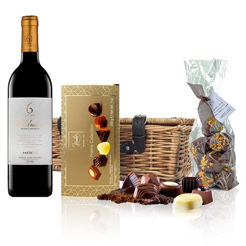 Valduero 6 Anos Reserva Premium 75cl Red Wine And Chocolates Hamper